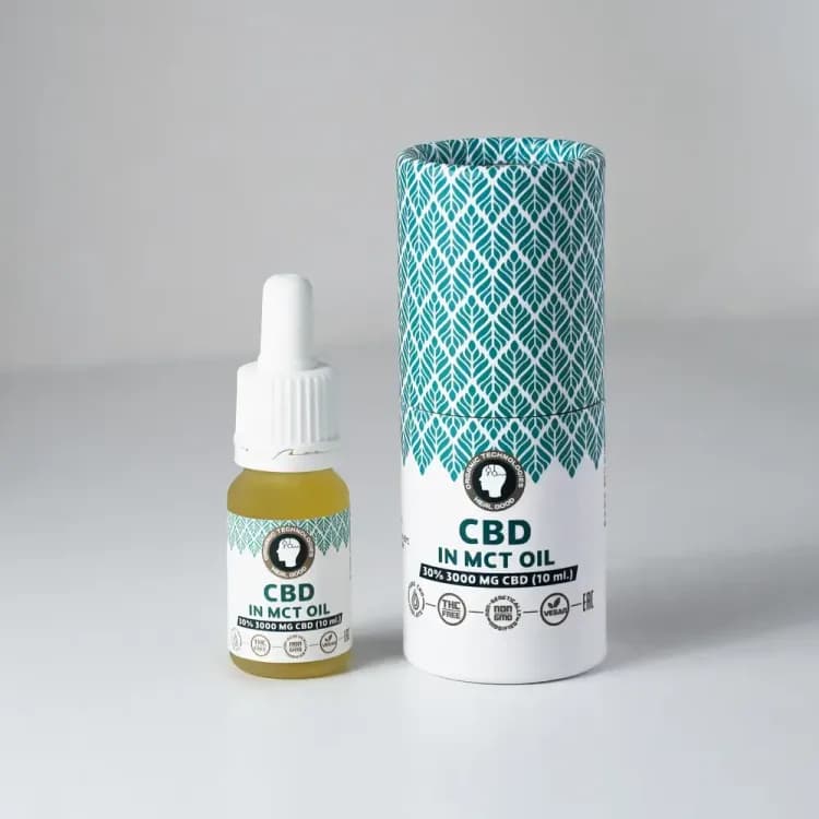 Масло MCT 3000 mg 30% CBD 10мл. HealGood image 2